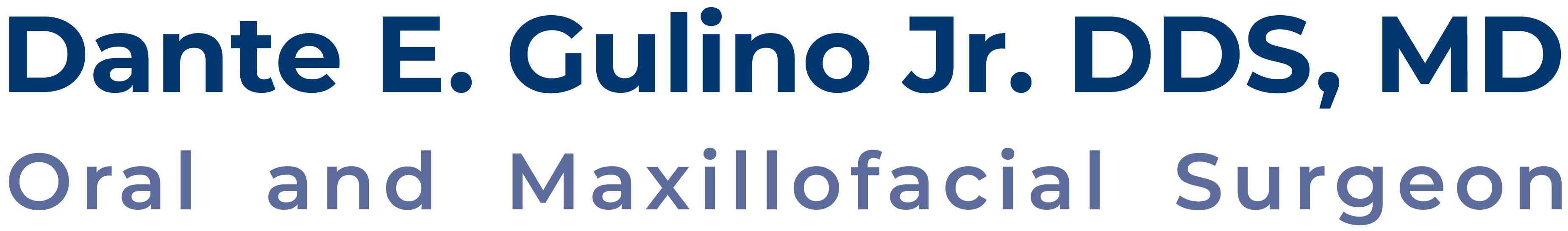 Dante E. Gulino Jr. DDS, MD